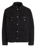 Objects IV Life Gray Cotton Denim Jacket
