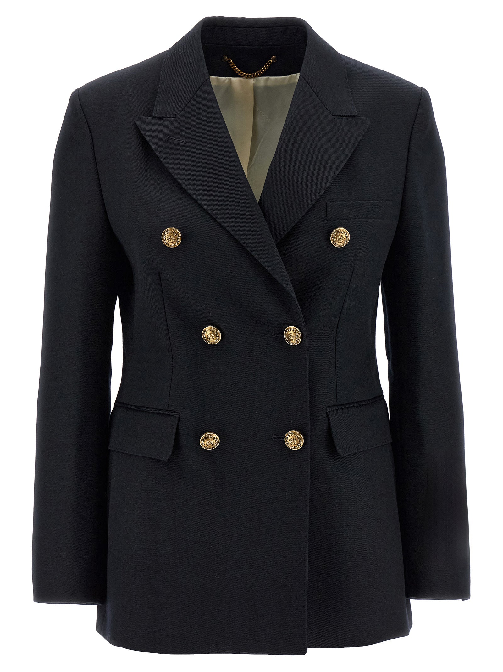 Blue Polyester Blazer