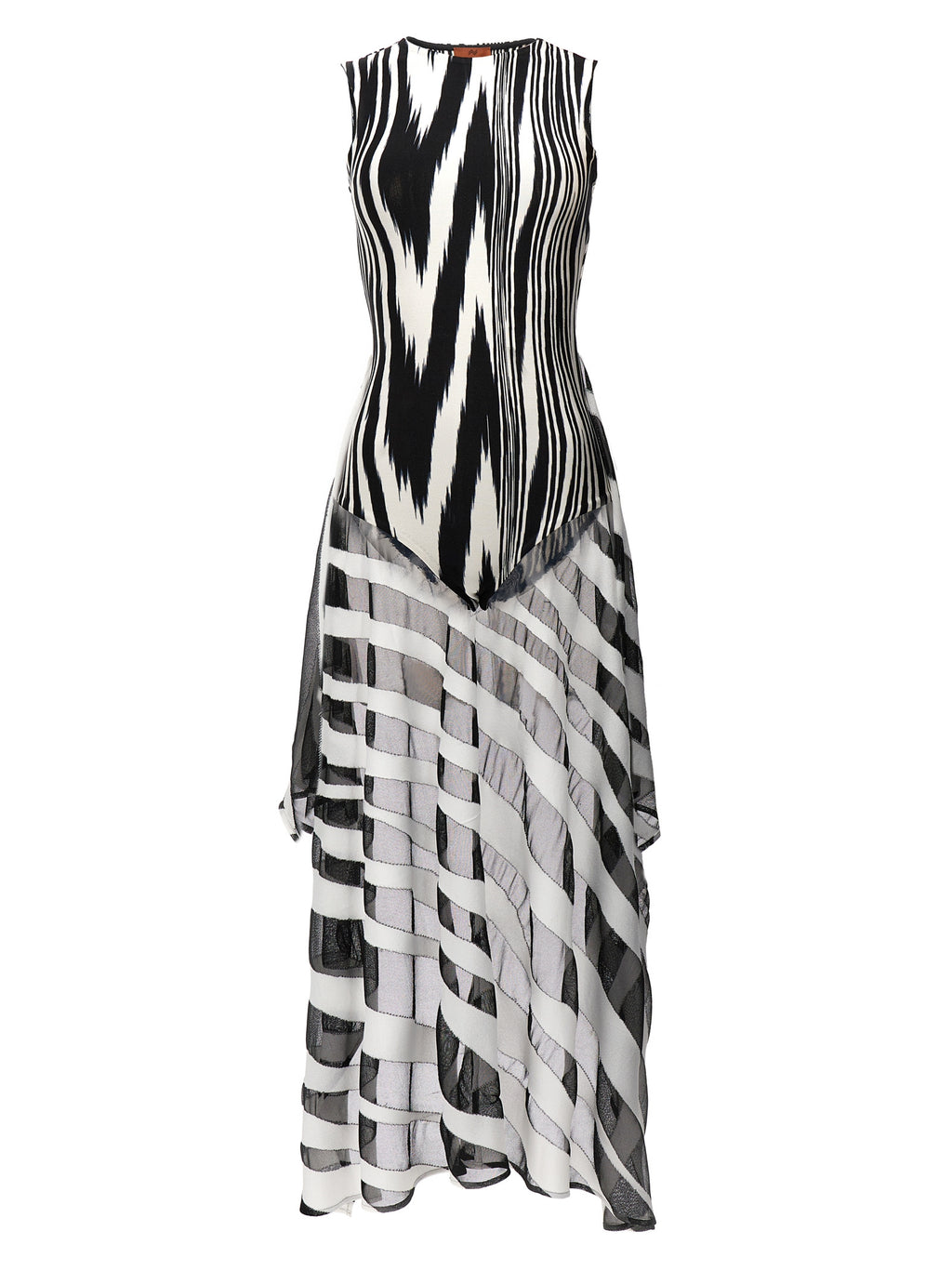 Bicolor Viscose Bodysuit