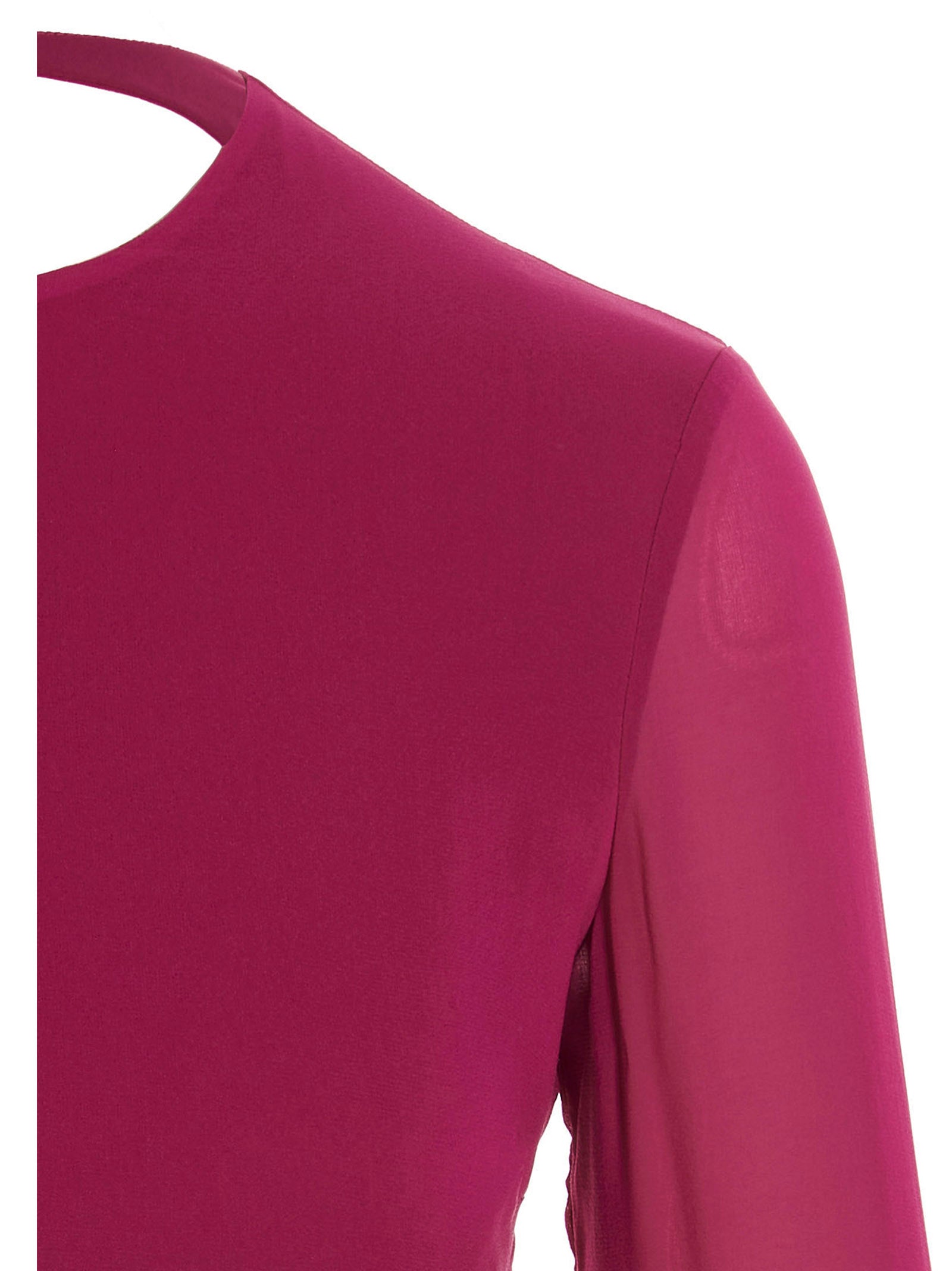 Fuchsia Silk Shirt