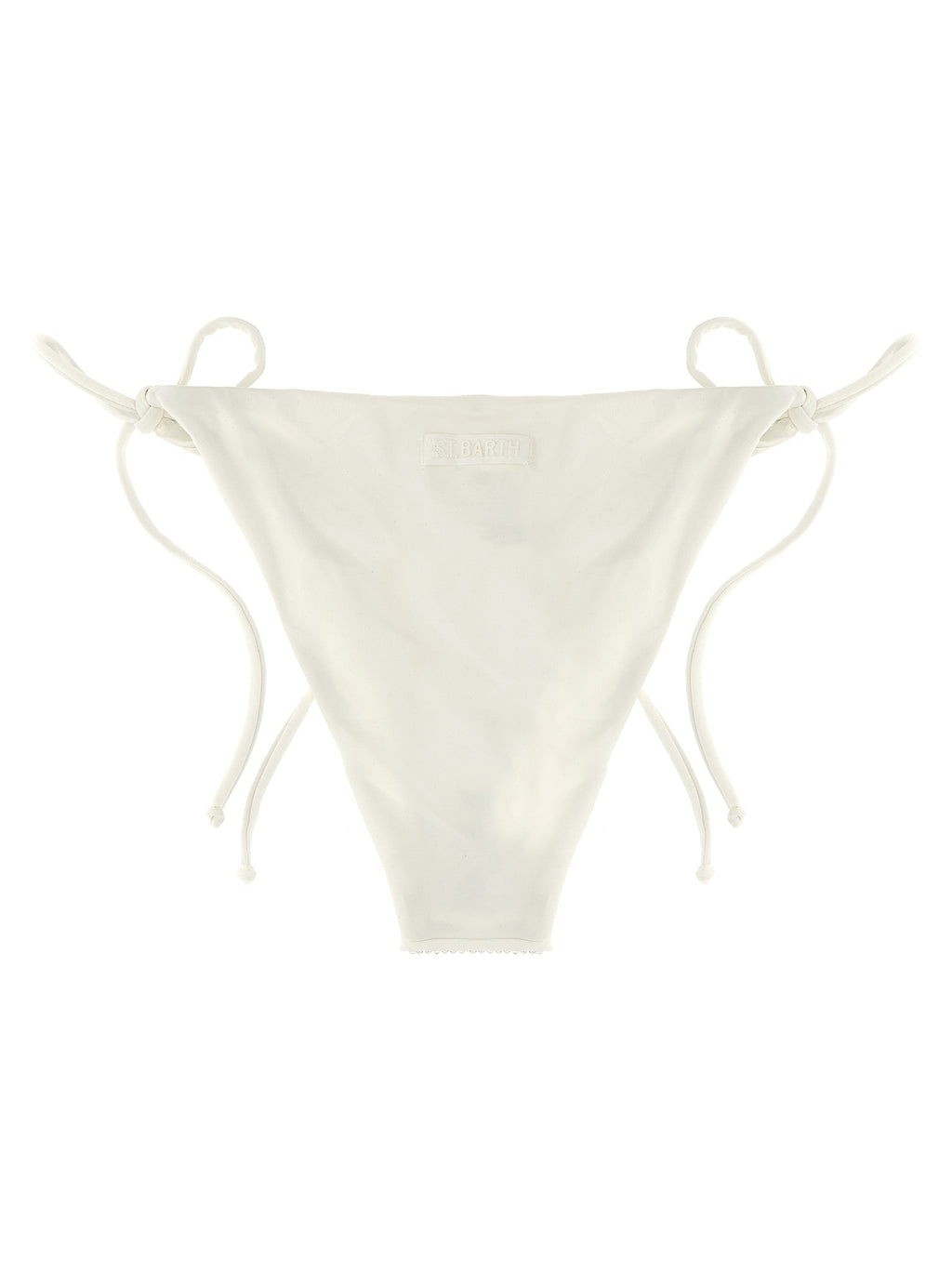 White Polyamide Swim Briefs