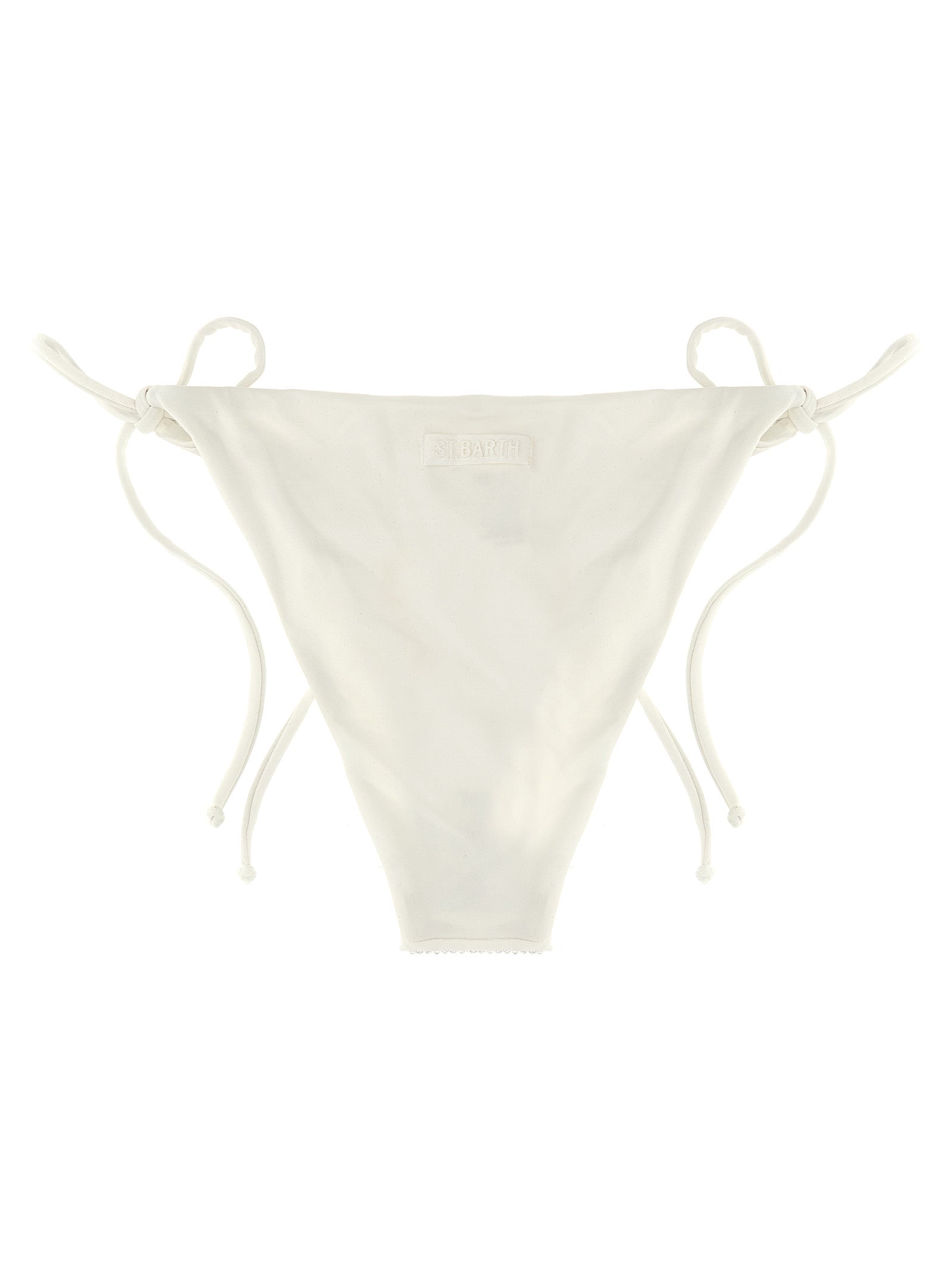 White Polyamide Swim Briefs