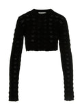 Black Wool Cardigan