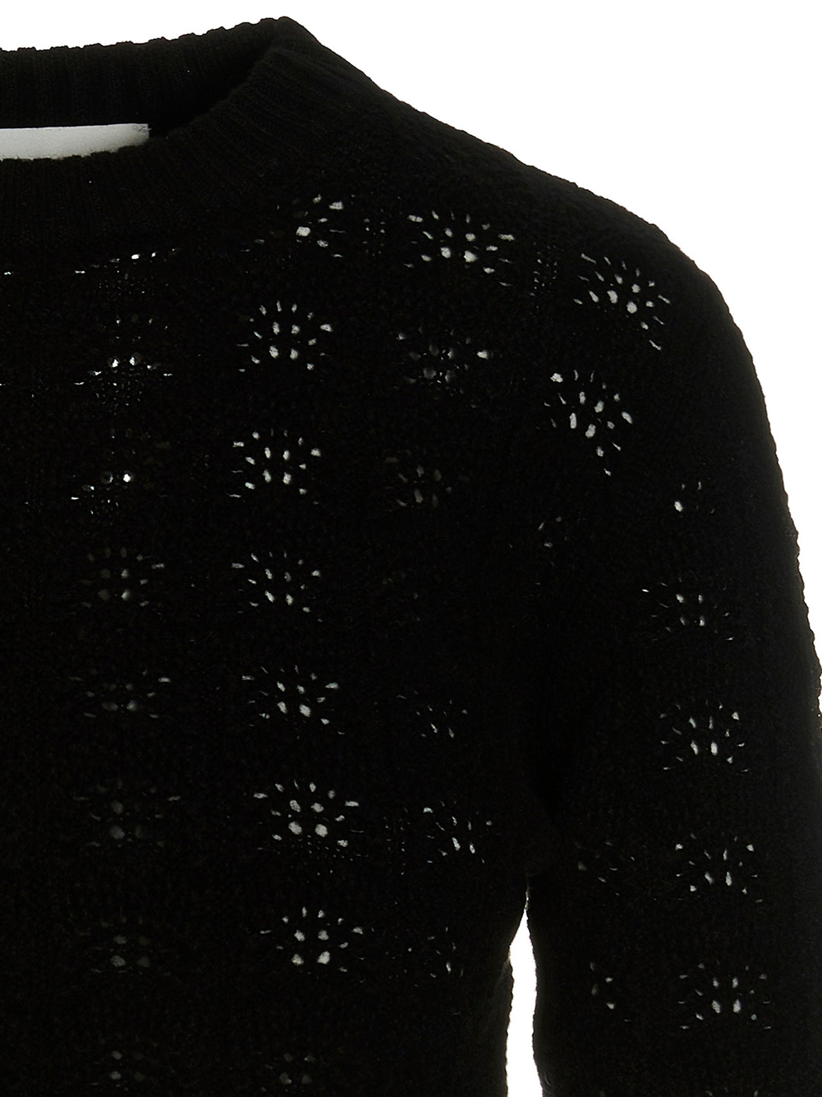 Black Wool Cardigan