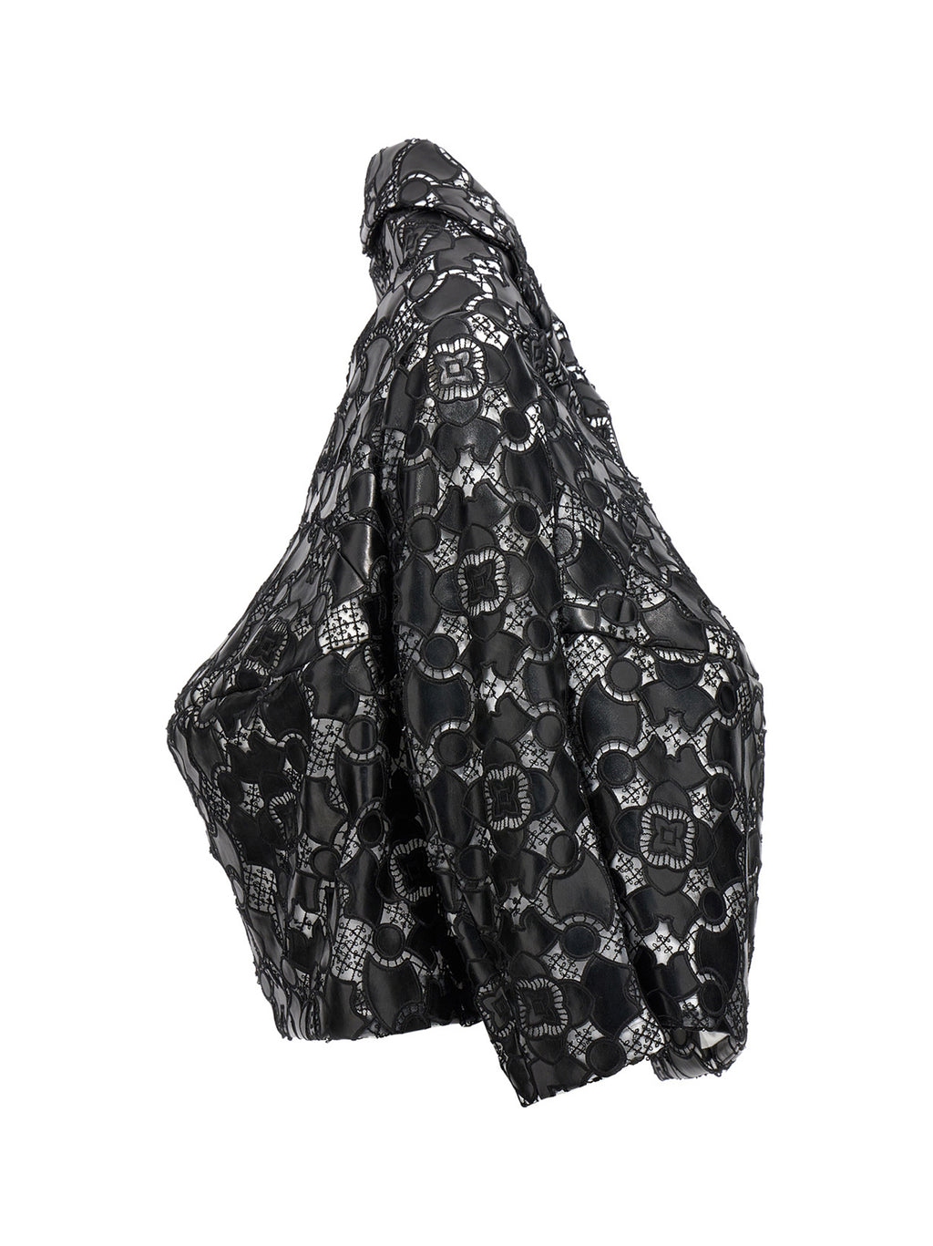 Bicolor Polyethylene Leather Jacket