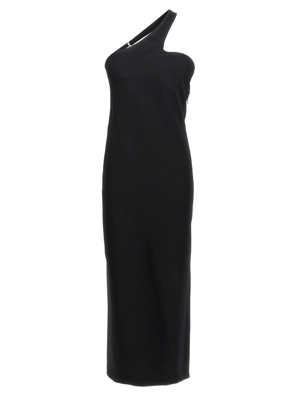 Black Viscose Long Skirt