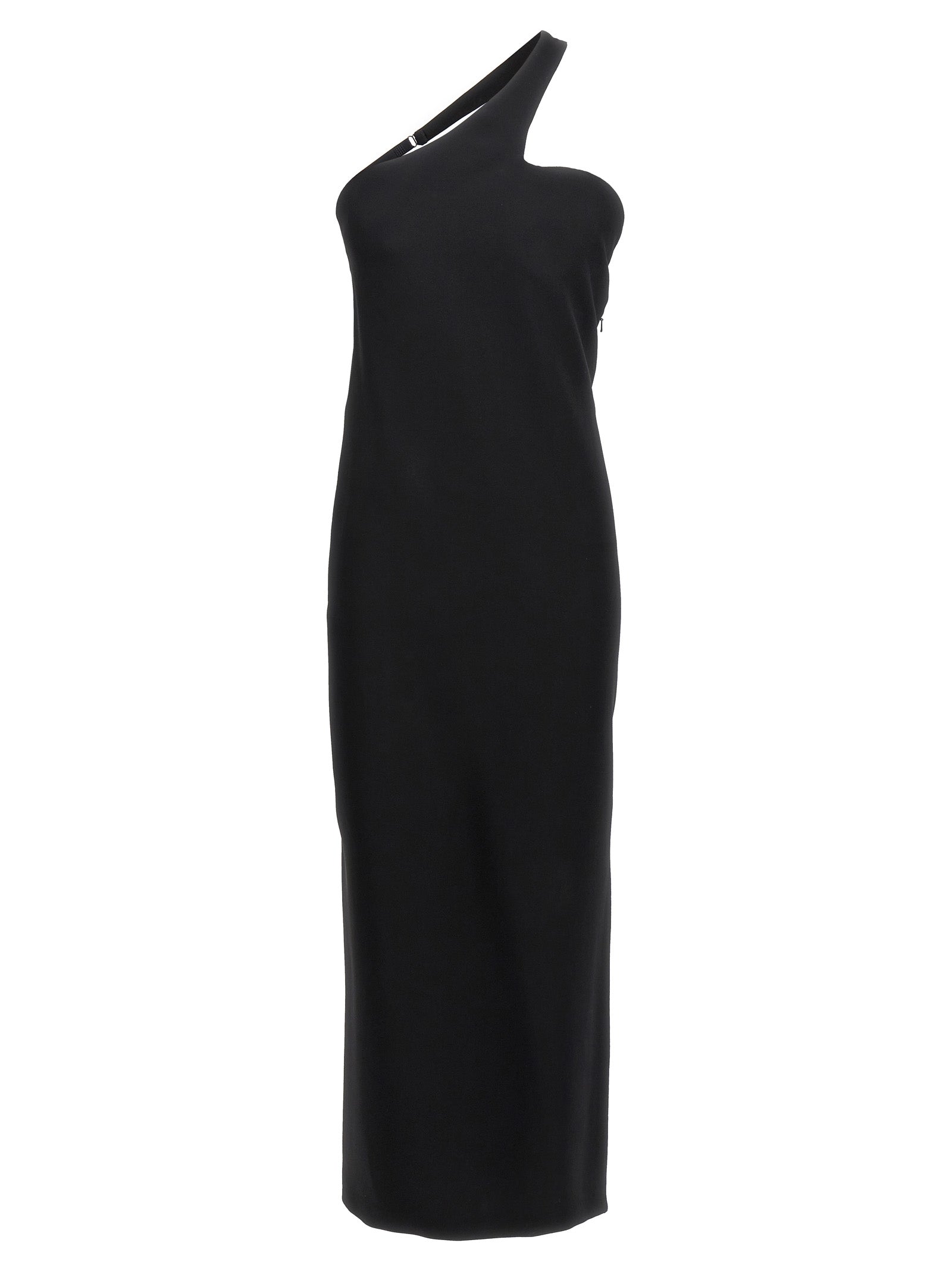 Black Viscose Long Skirt