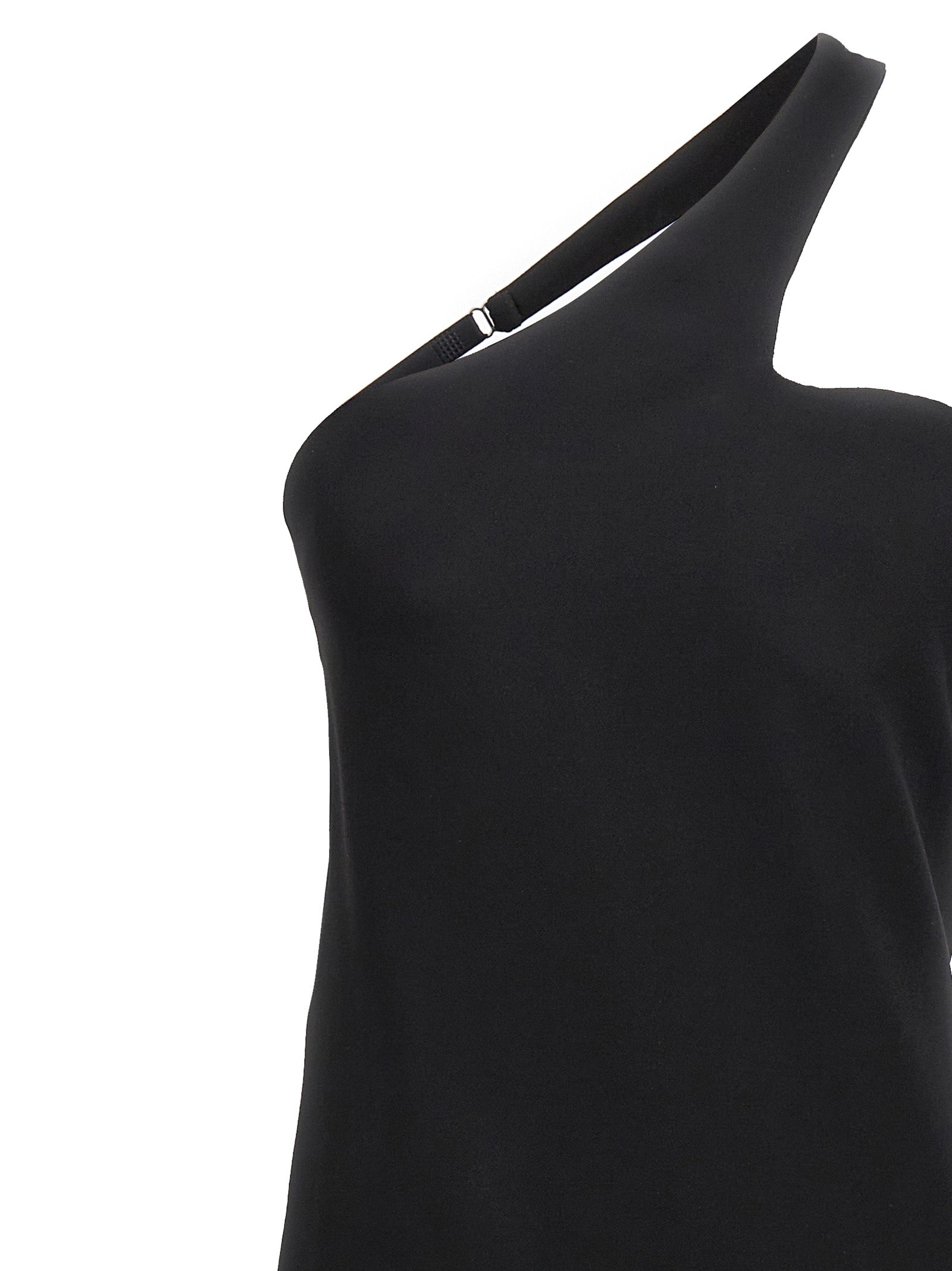 Black Viscose Long Skirt