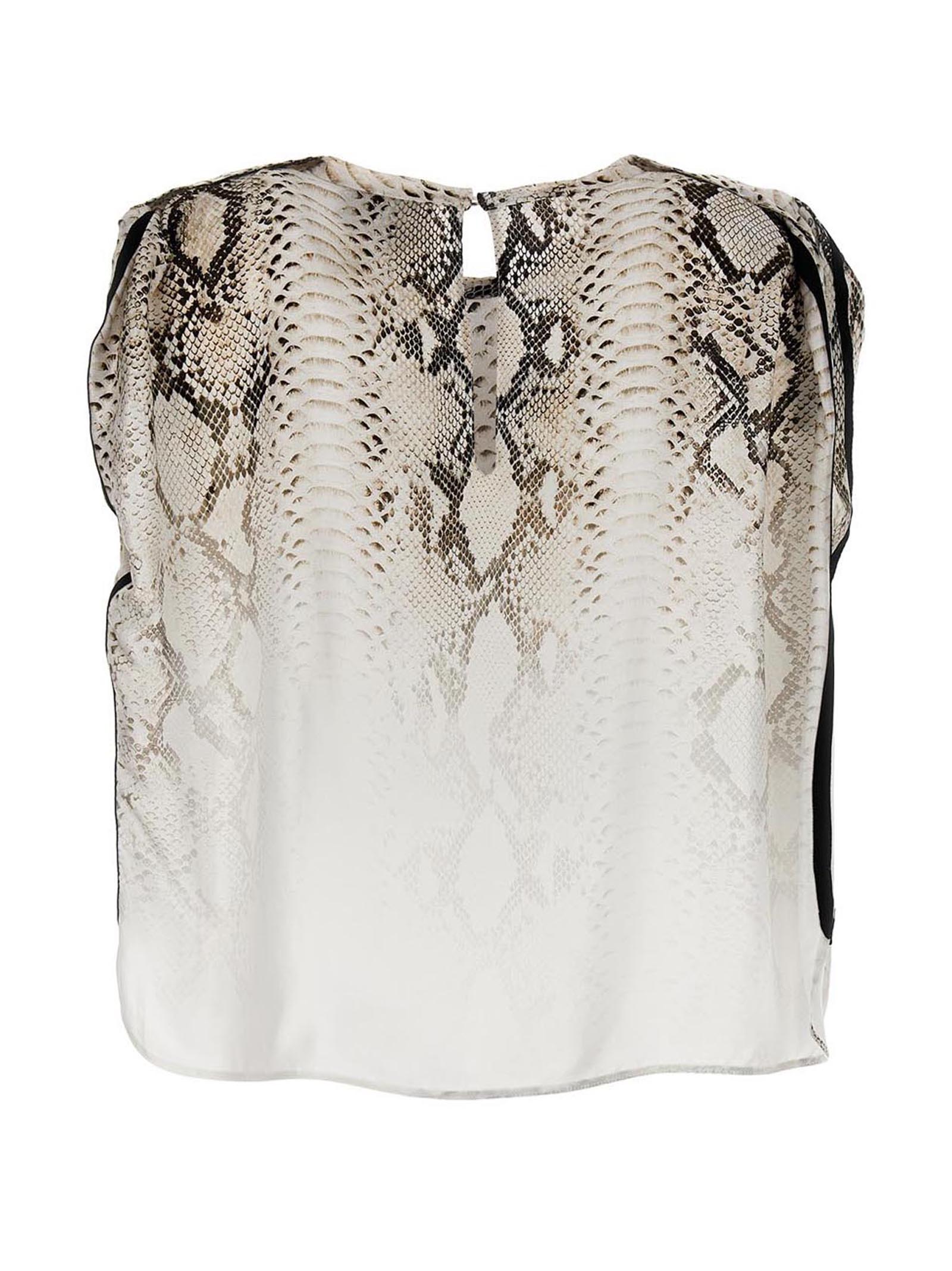 Multicolor Viscose Blouse