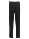 Black Virgin Wool Pants