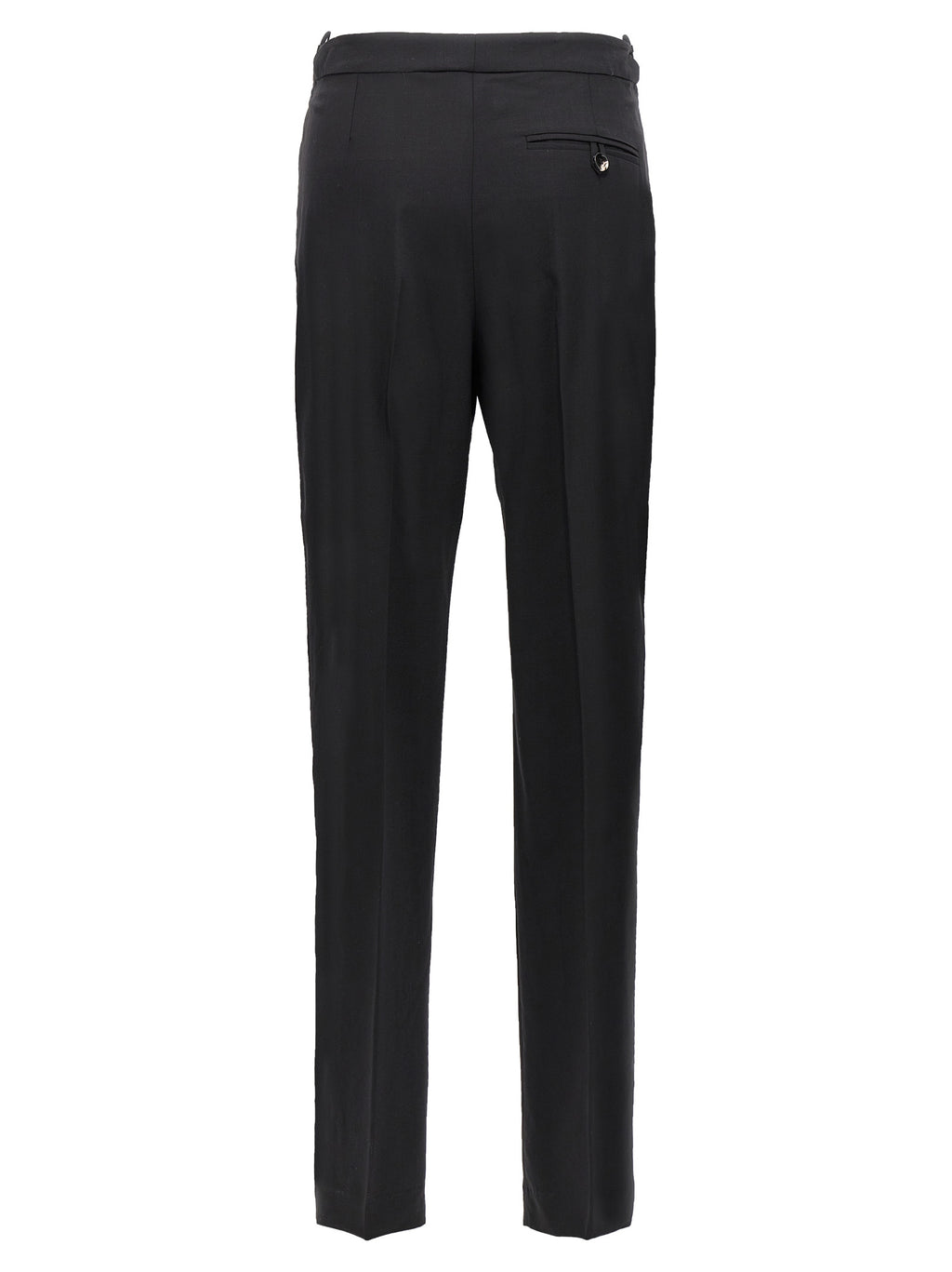 Black Virgin Wool Pants