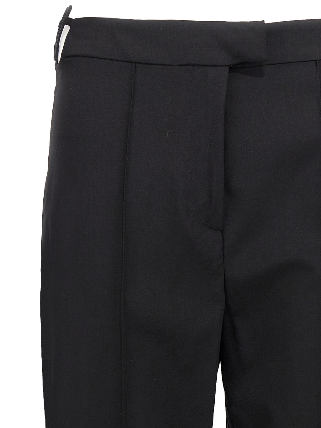 Black Virgin Wool Pants