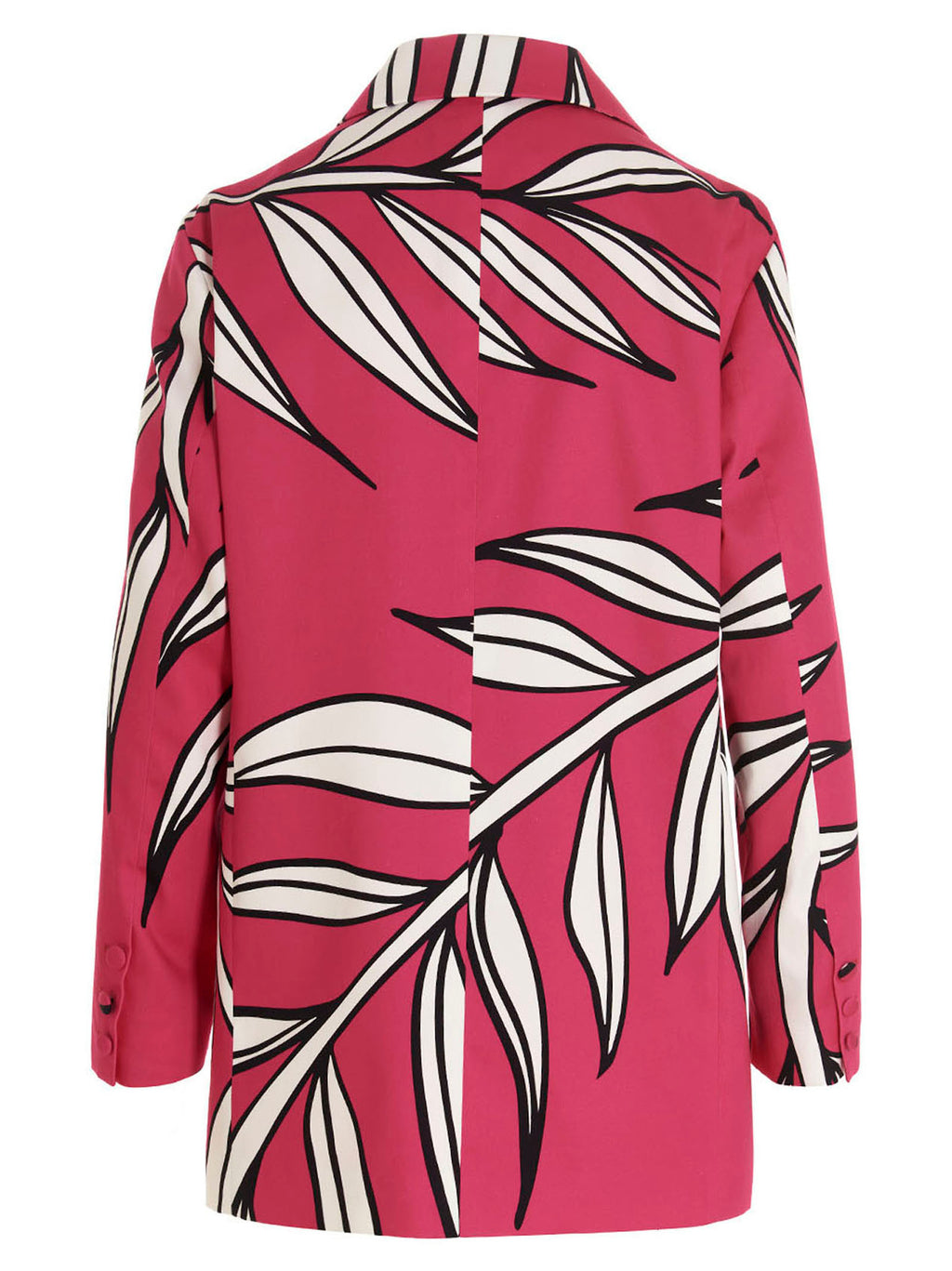 Fuchsia Cotton Blazer
