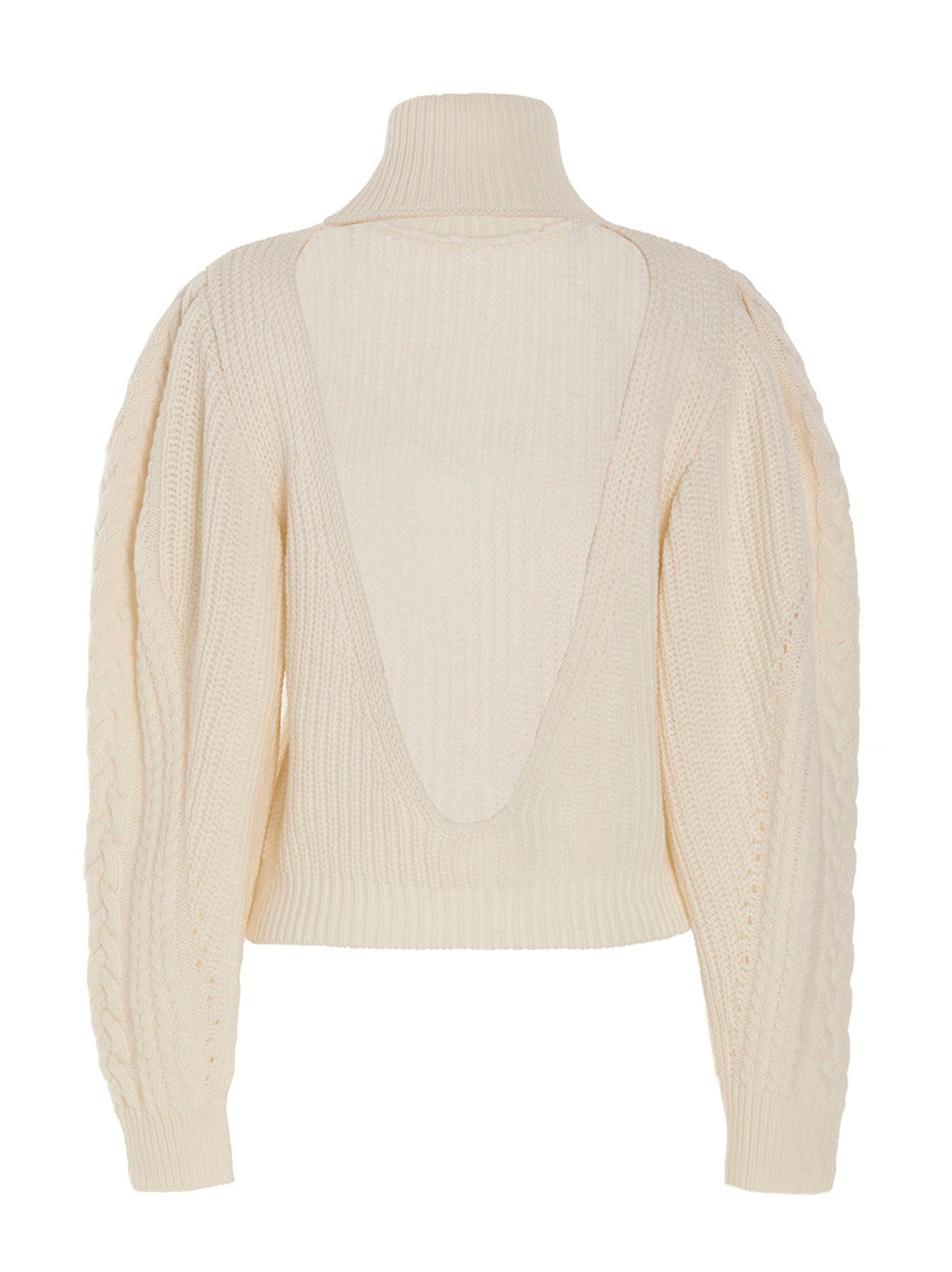 White Wool Cardigan