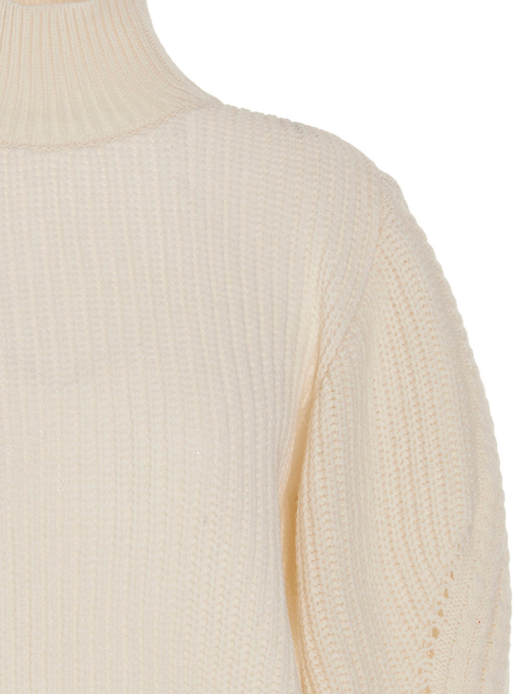 White Wool Cardigan