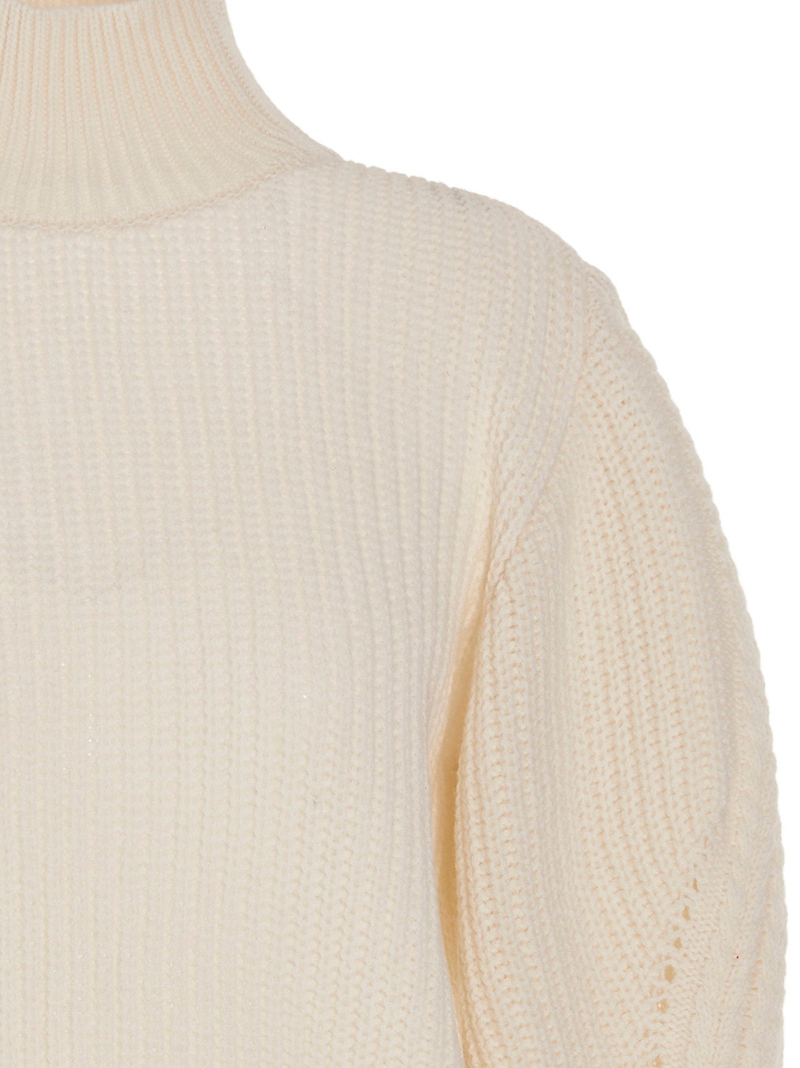 White Wool Cardigan