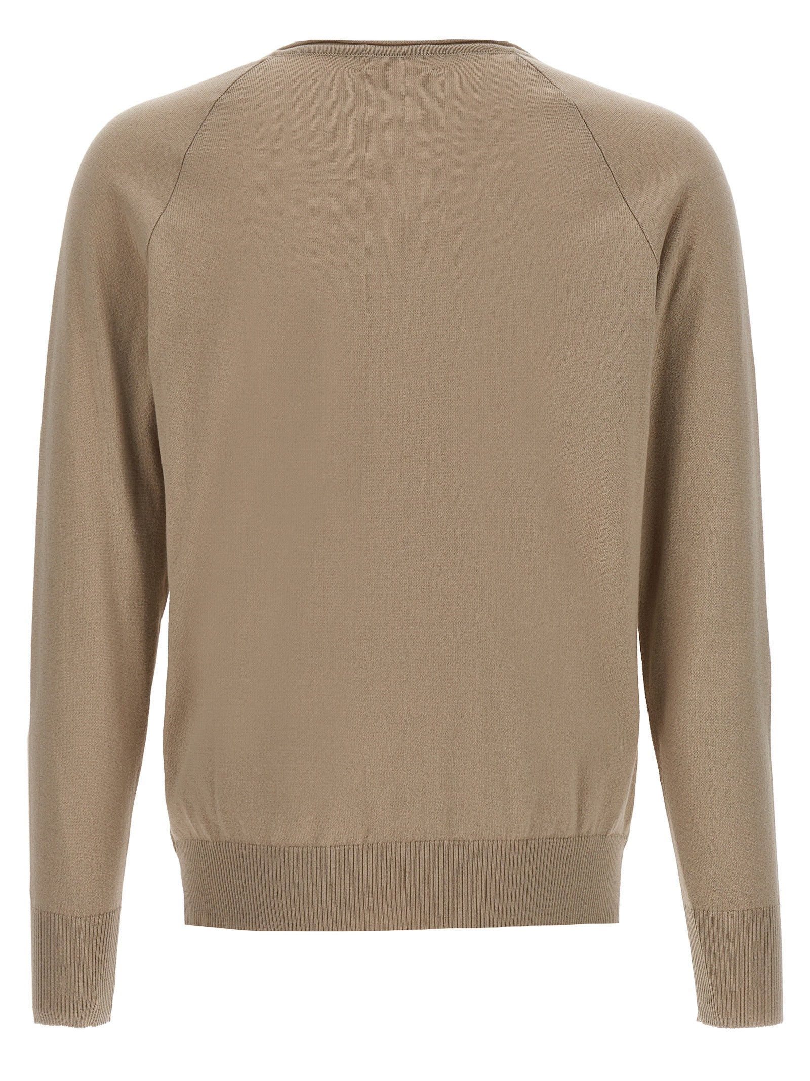 Beige Cotton Cardigan