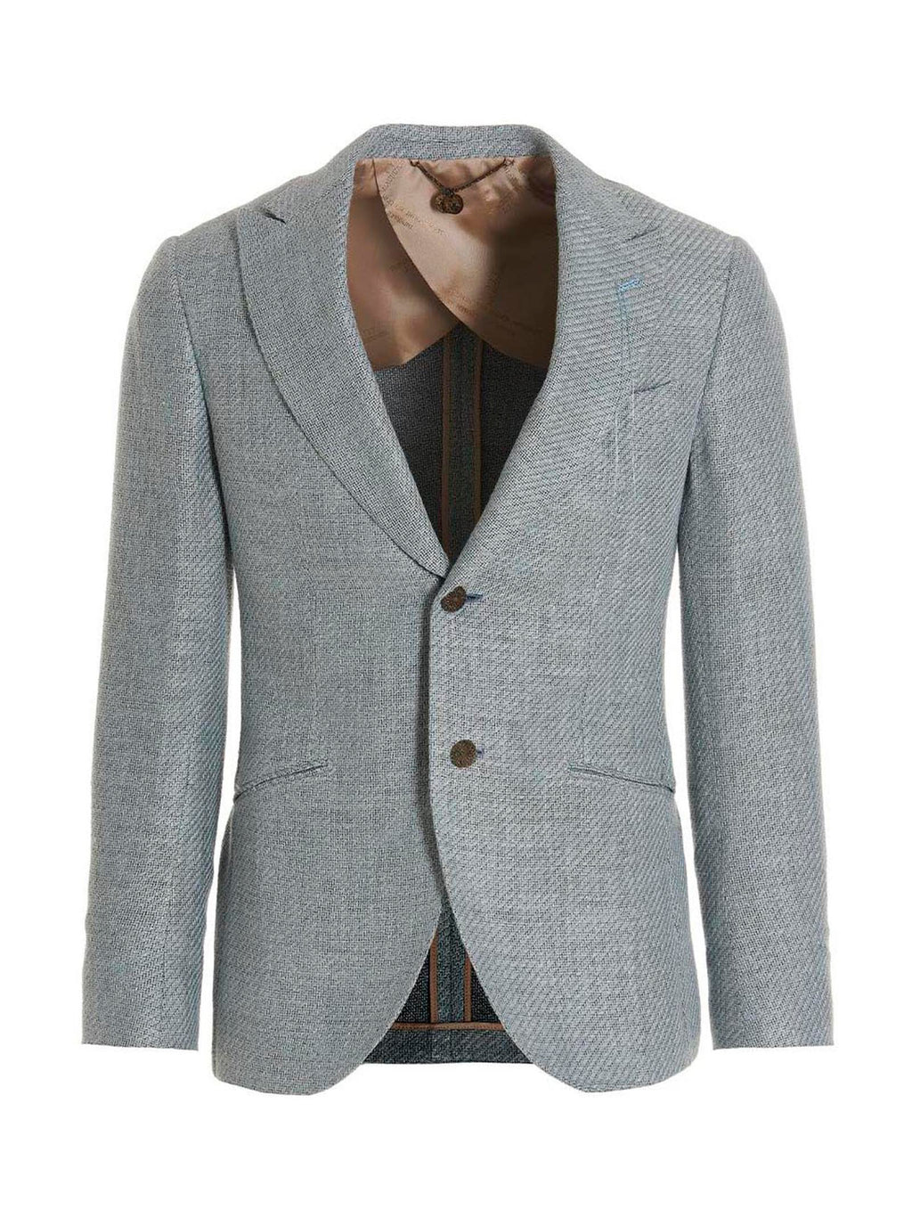 Blue Silk Blazer