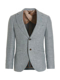 Blue Silk Blazer