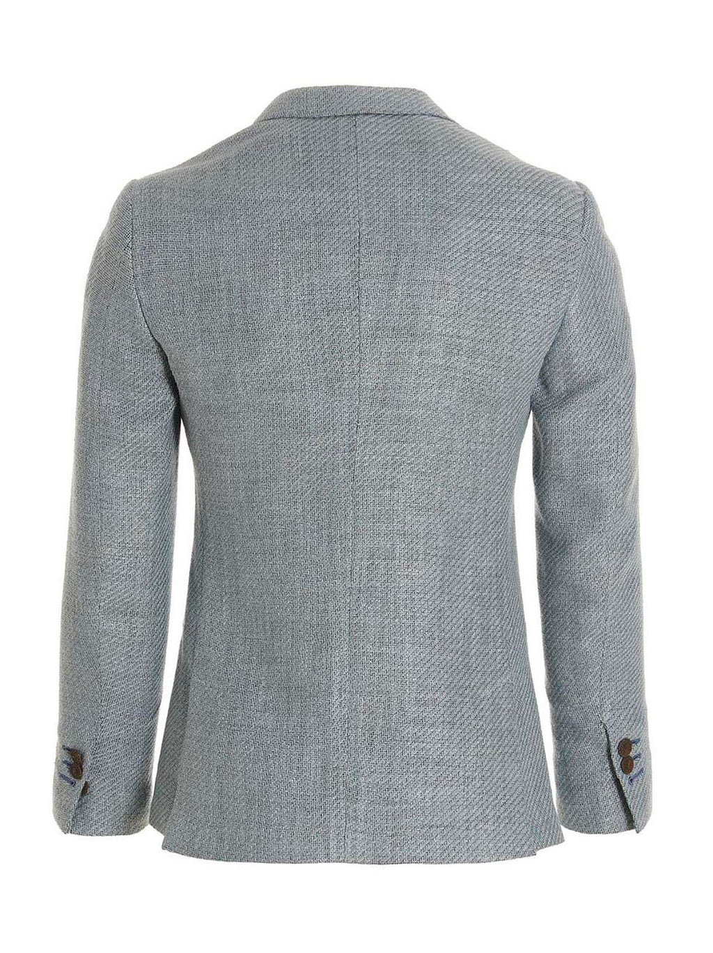 Blue Silk Blazer