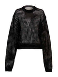 Black Cotton Cardigan