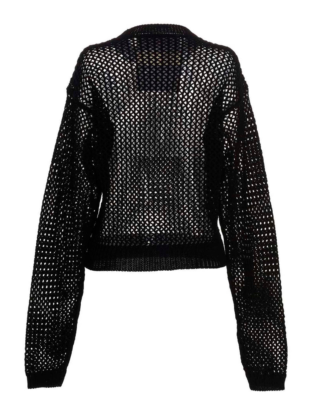 Black Cotton Cardigan