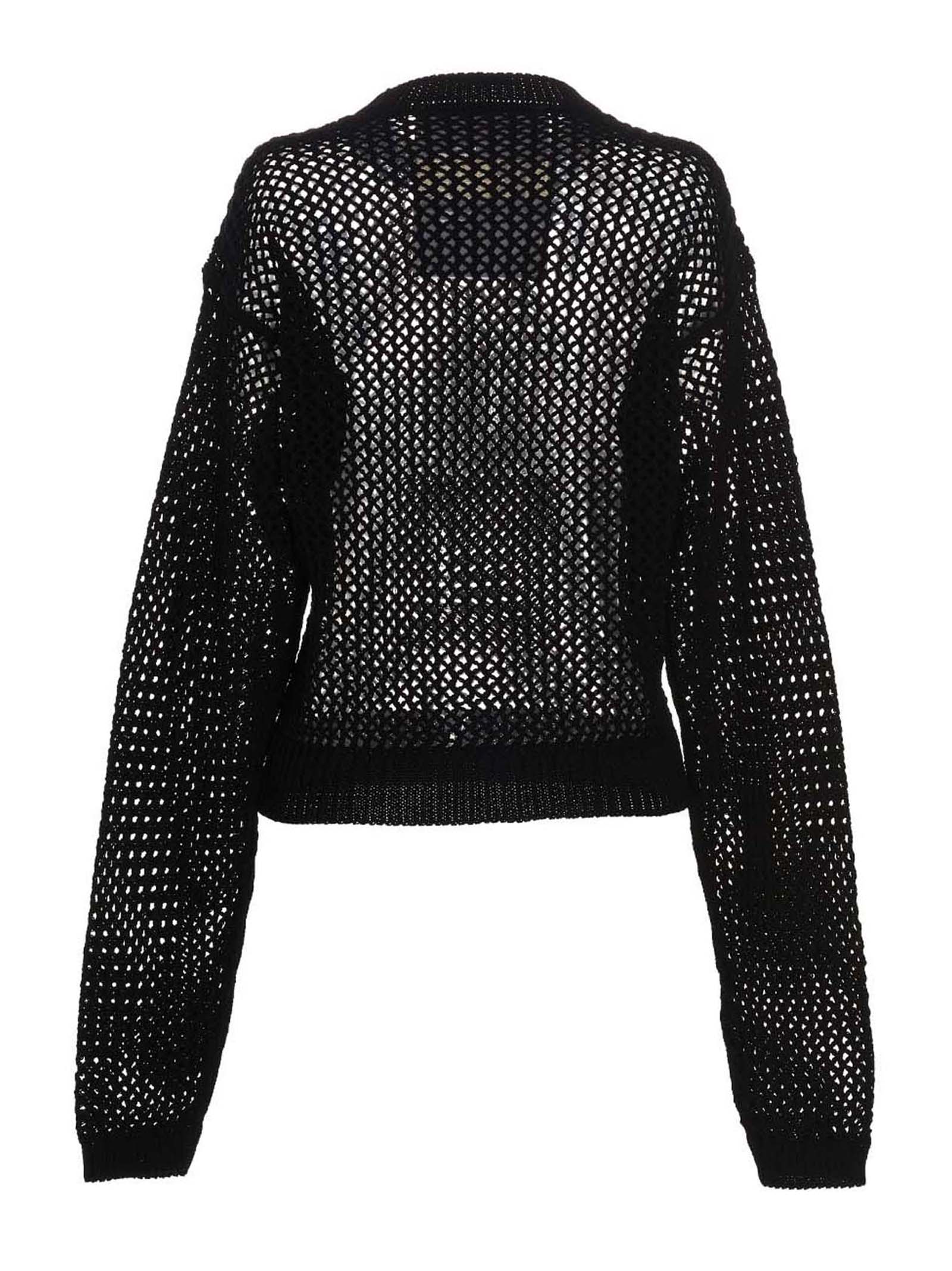 Black Cotton Cardigan