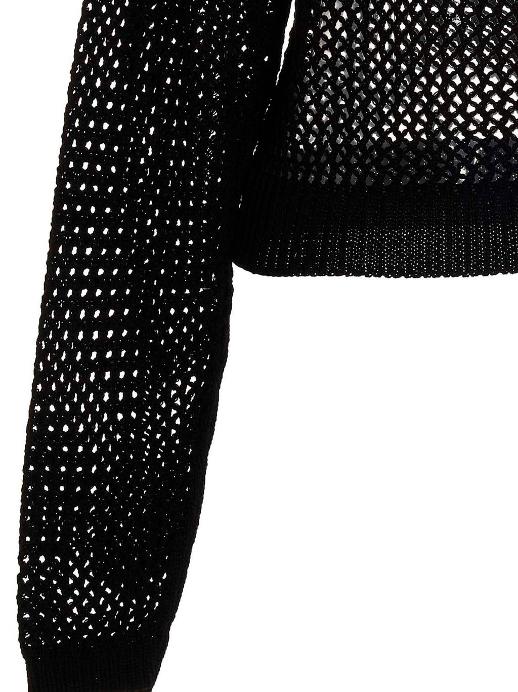 Black Cotton Cardigan