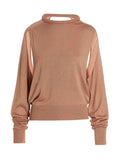 Beige Silk Cardigan