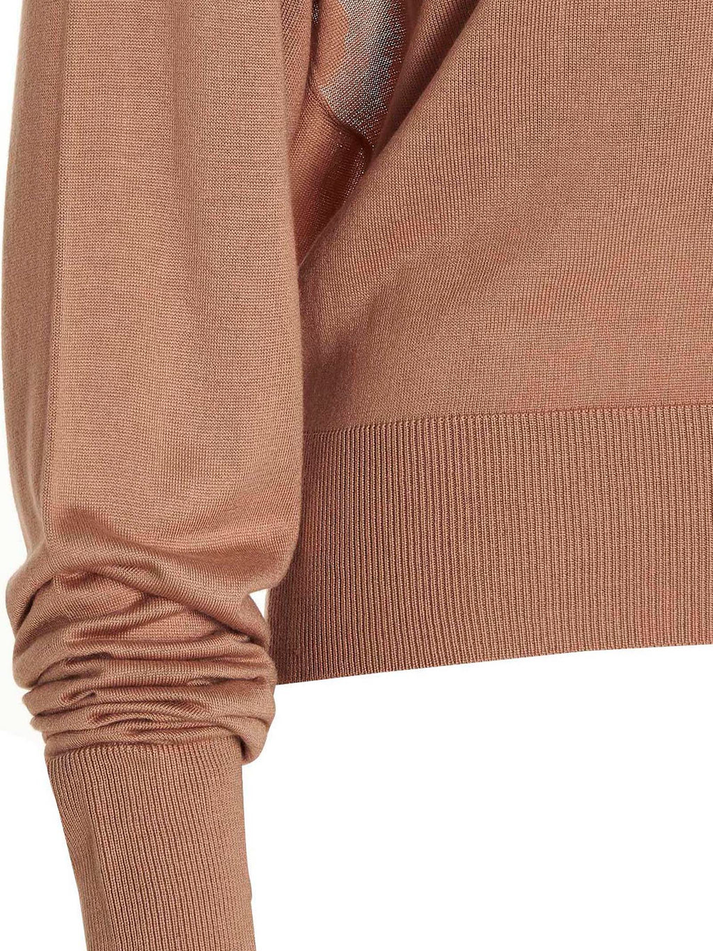 Beige Silk Cardigan