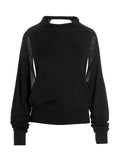 Black Silk Cardigan
