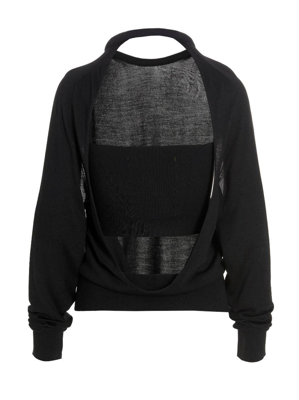 Black Silk Cardigan