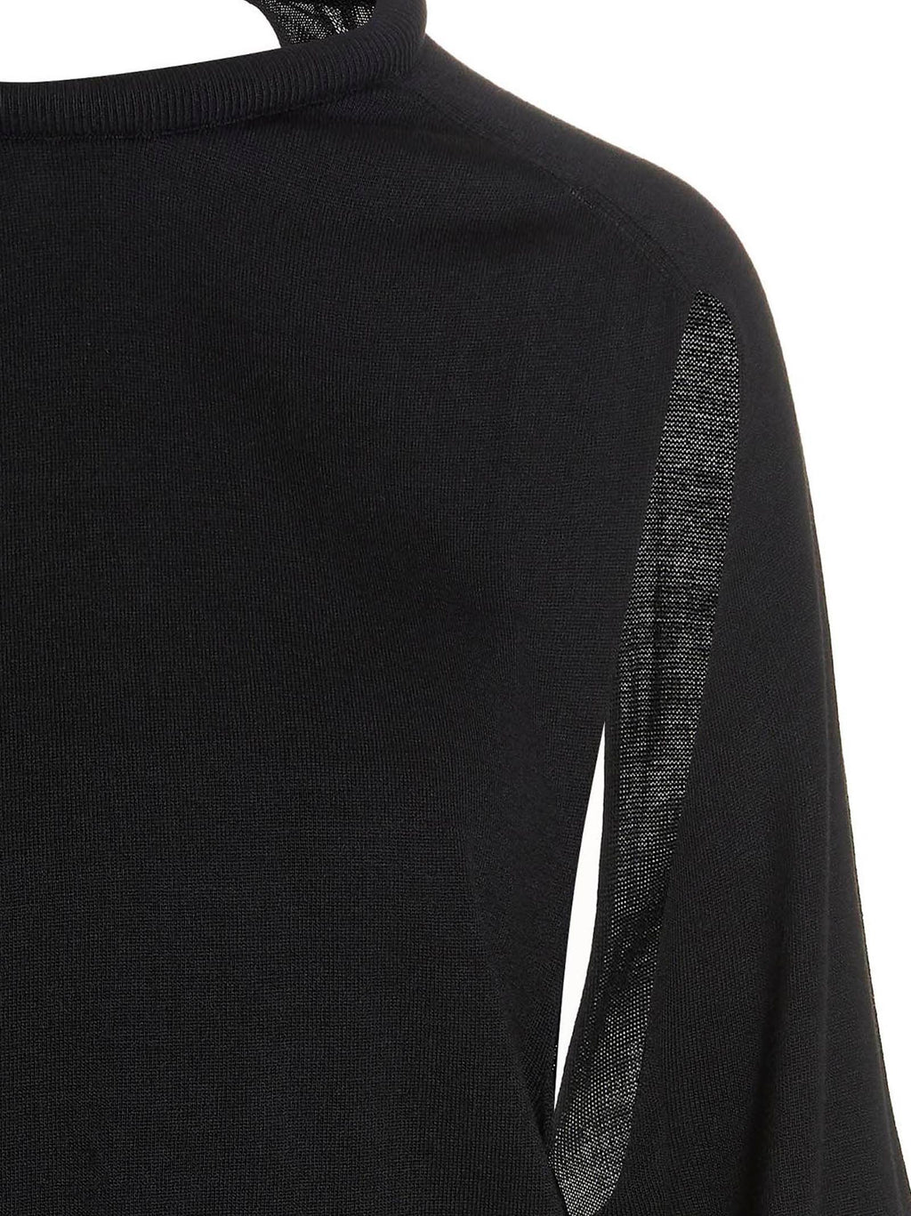 Black Silk Cardigan