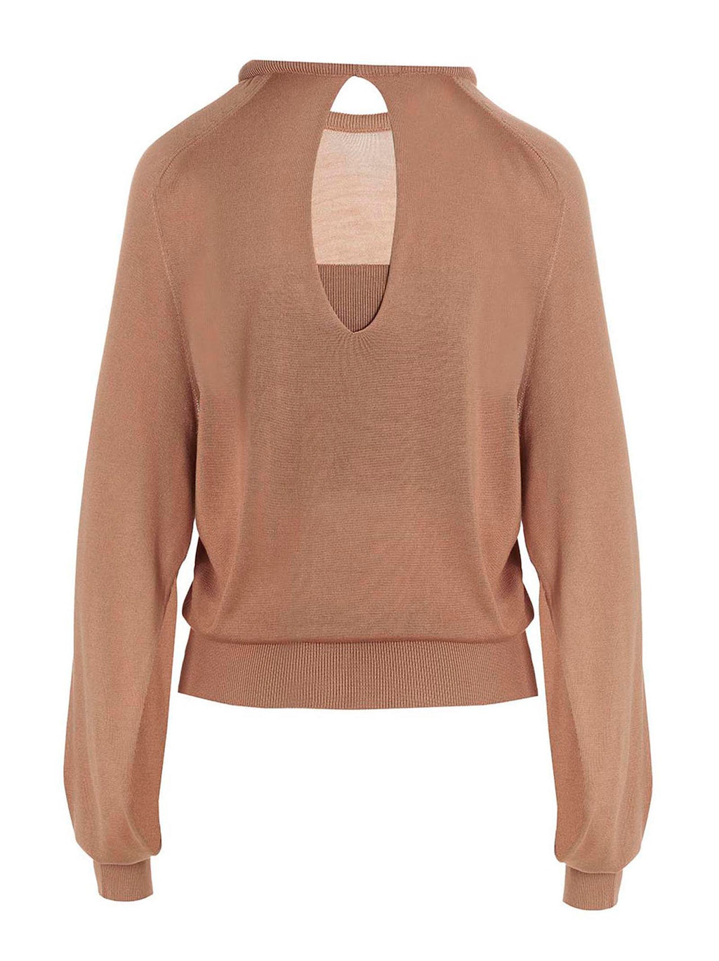 Beige Silk Cardigan