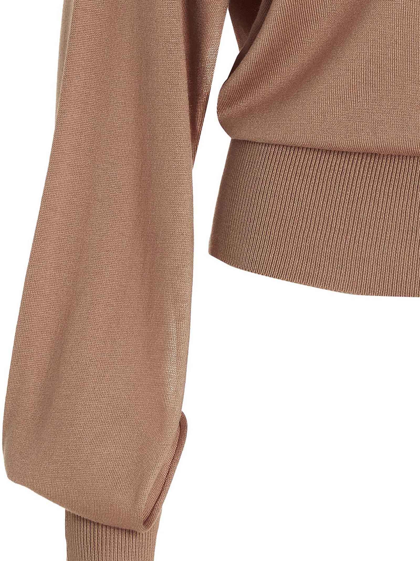 Beige Silk Cardigan