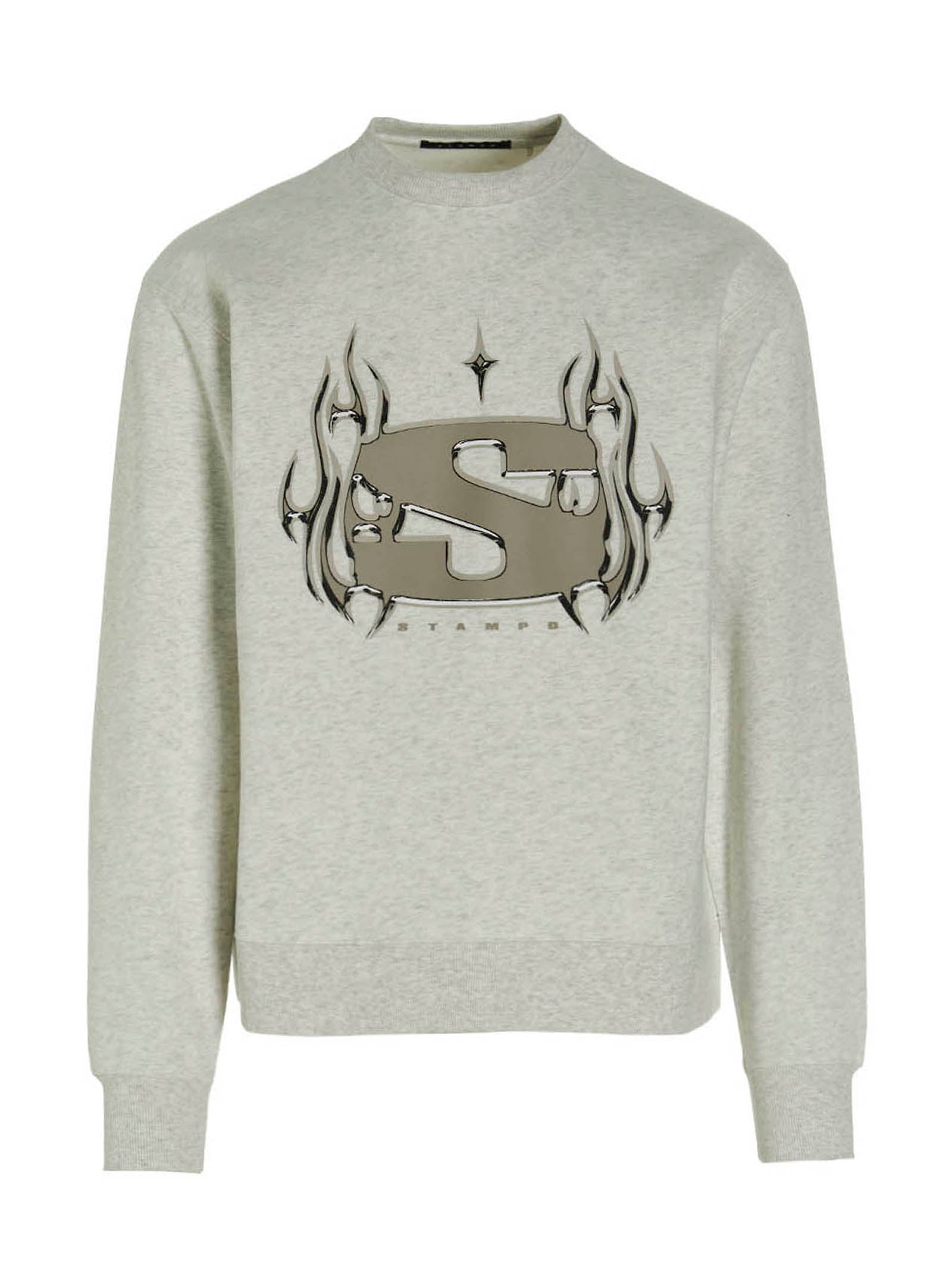Gray Cotton Sweatshirt