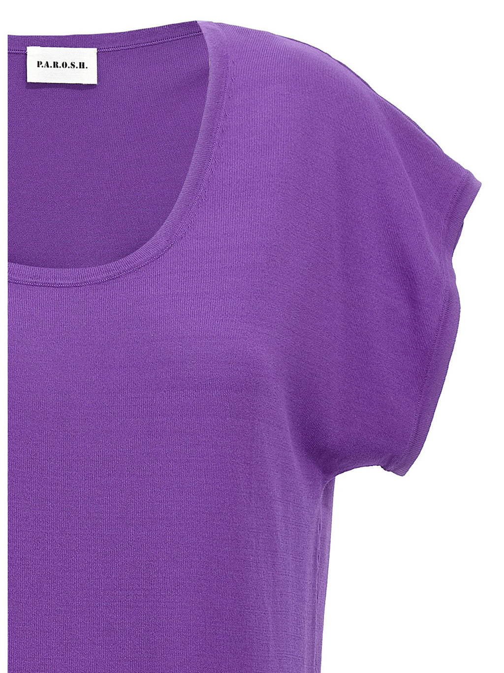 Purple Viscose T-Shirt