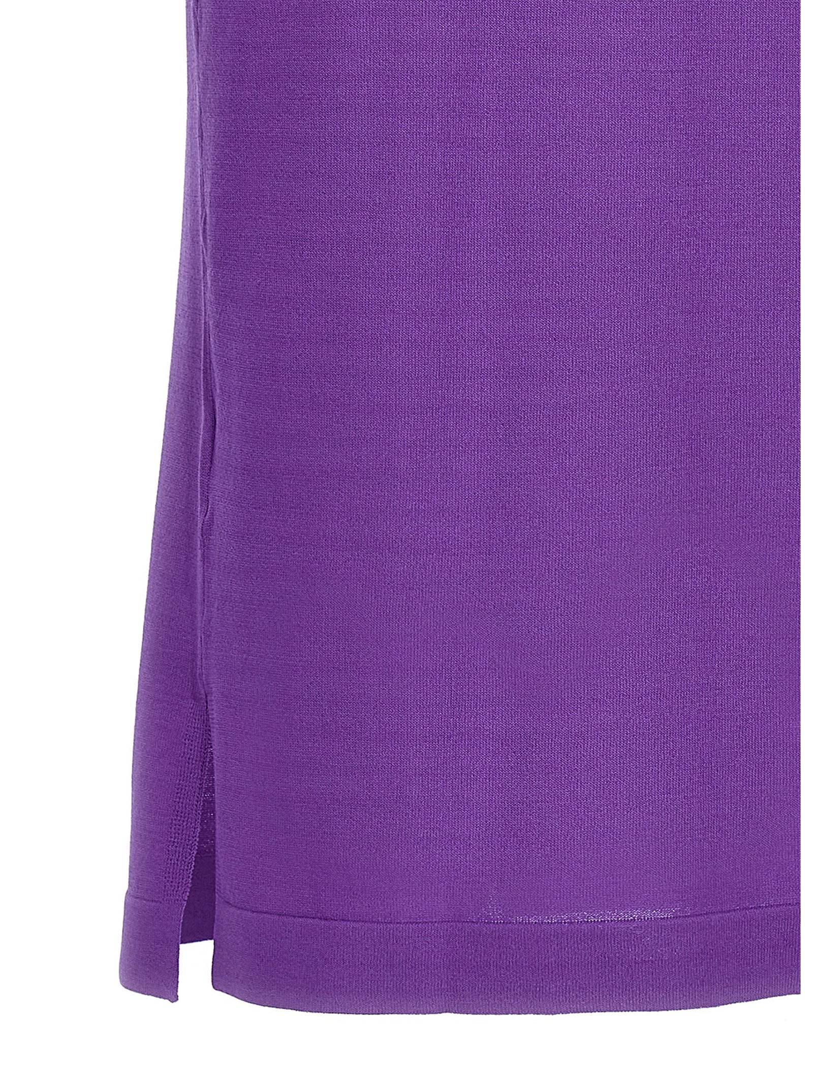 Purple Viscose T-Shirt