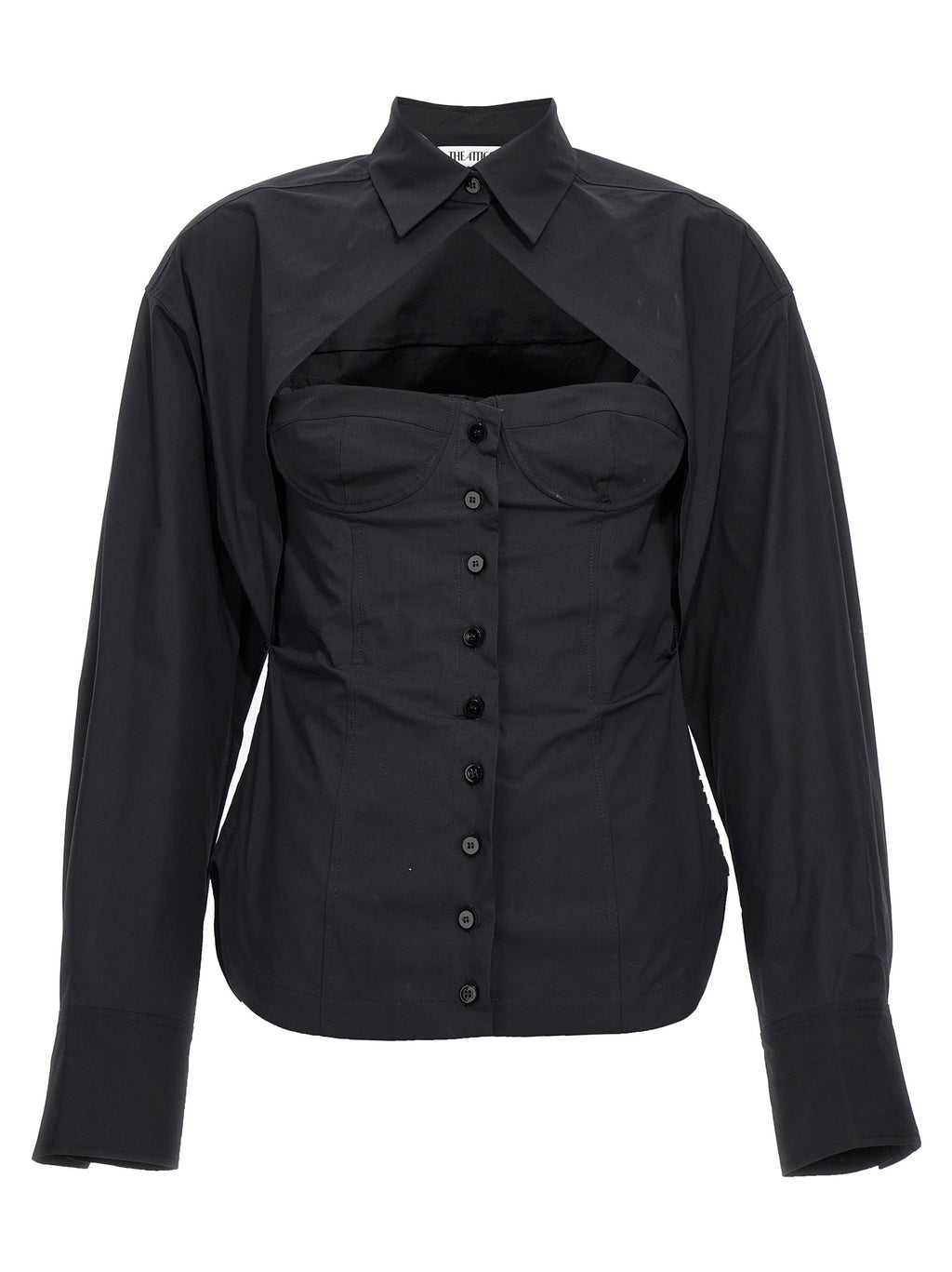 Black Cotton Blouse