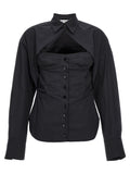 Black Cotton Blouse
