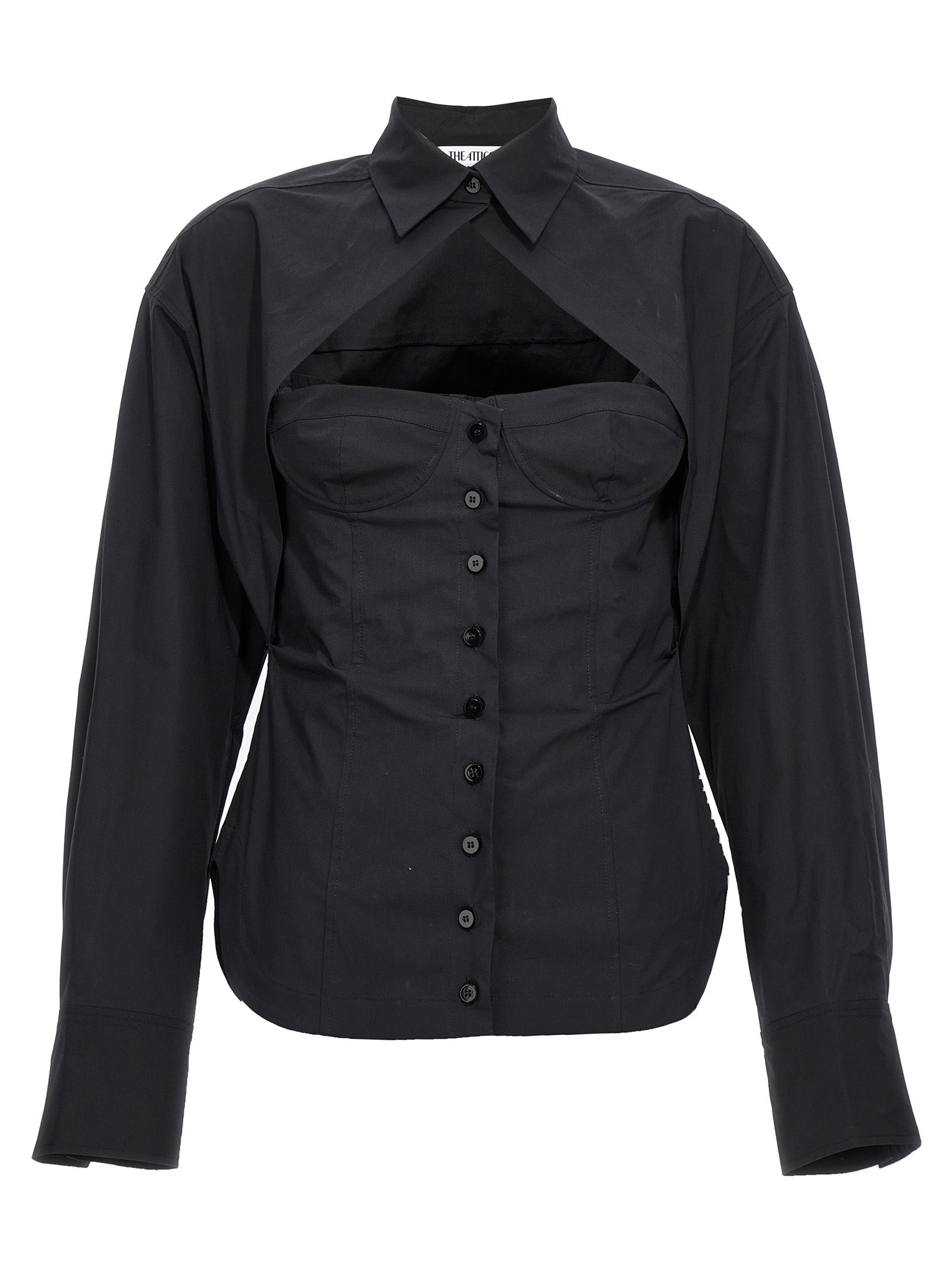 Black Cotton Blouse