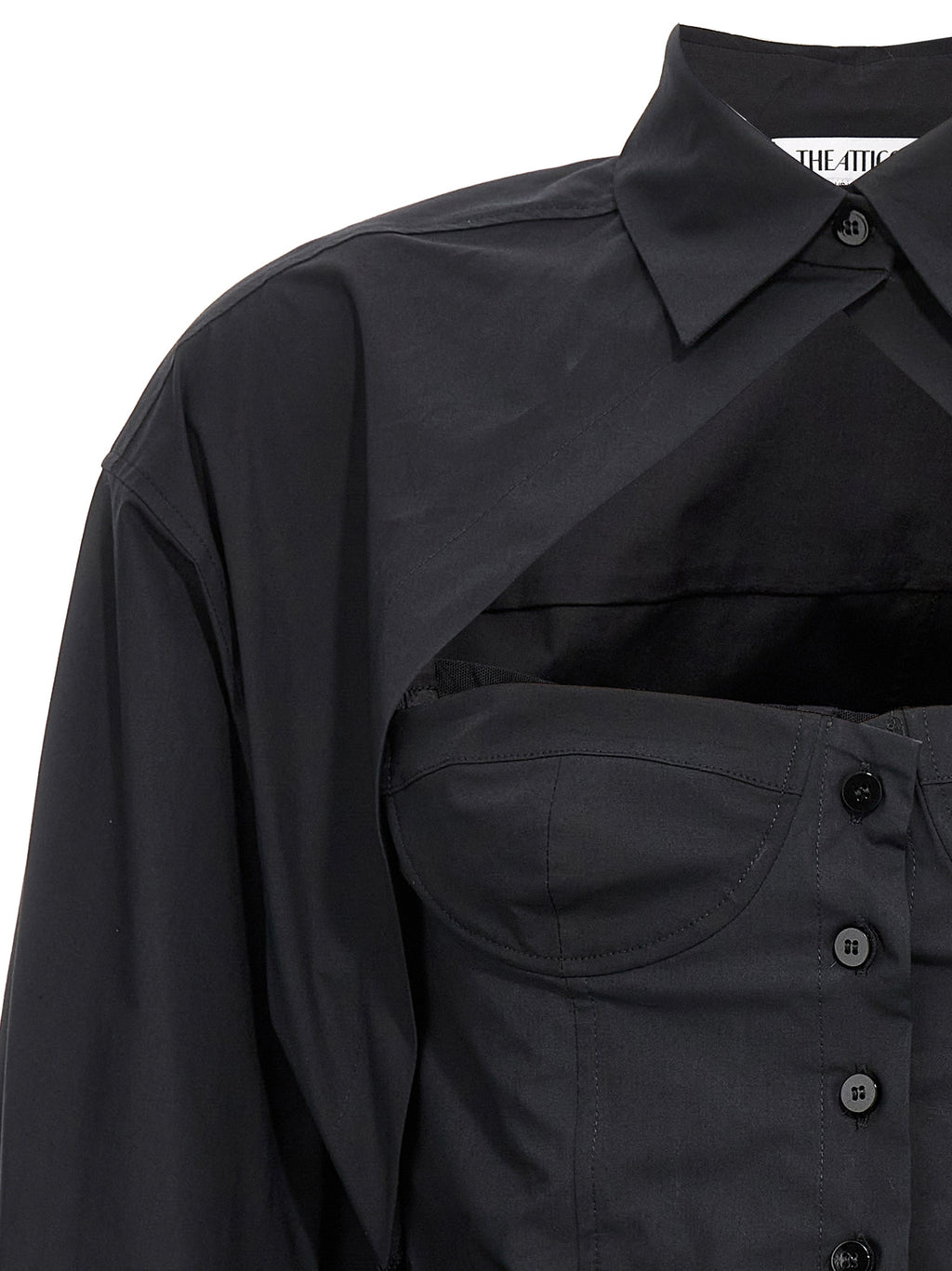 Black Cotton Blouse
