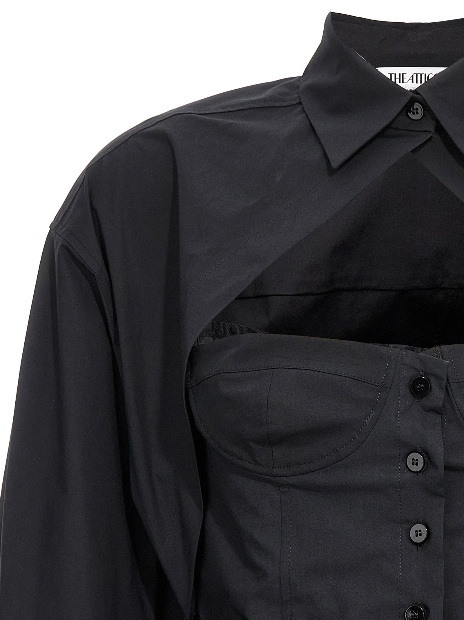 Black Cotton Blouse