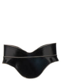 Black Leather Regular Belt