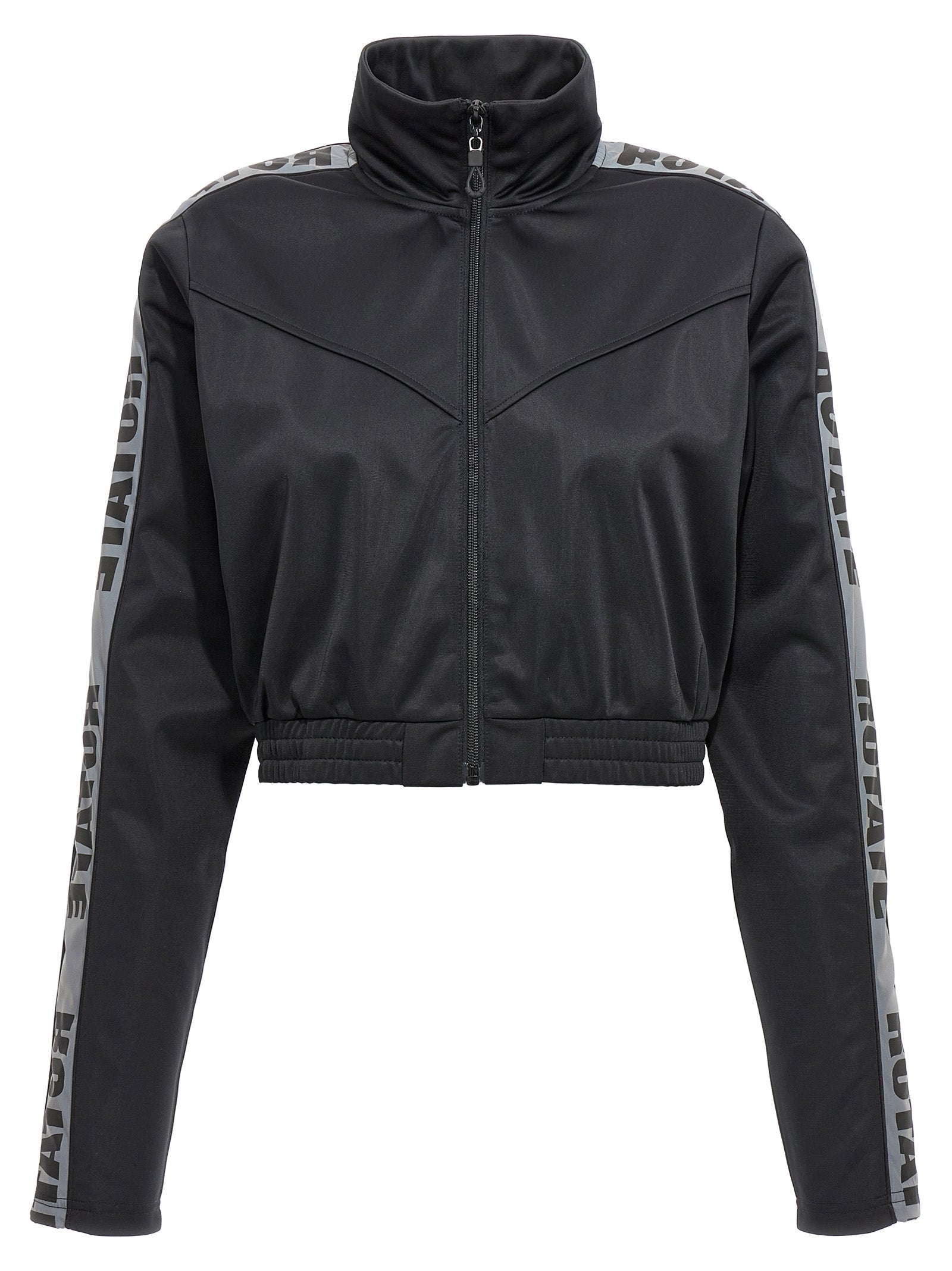 Black Polyester Sweatshirt