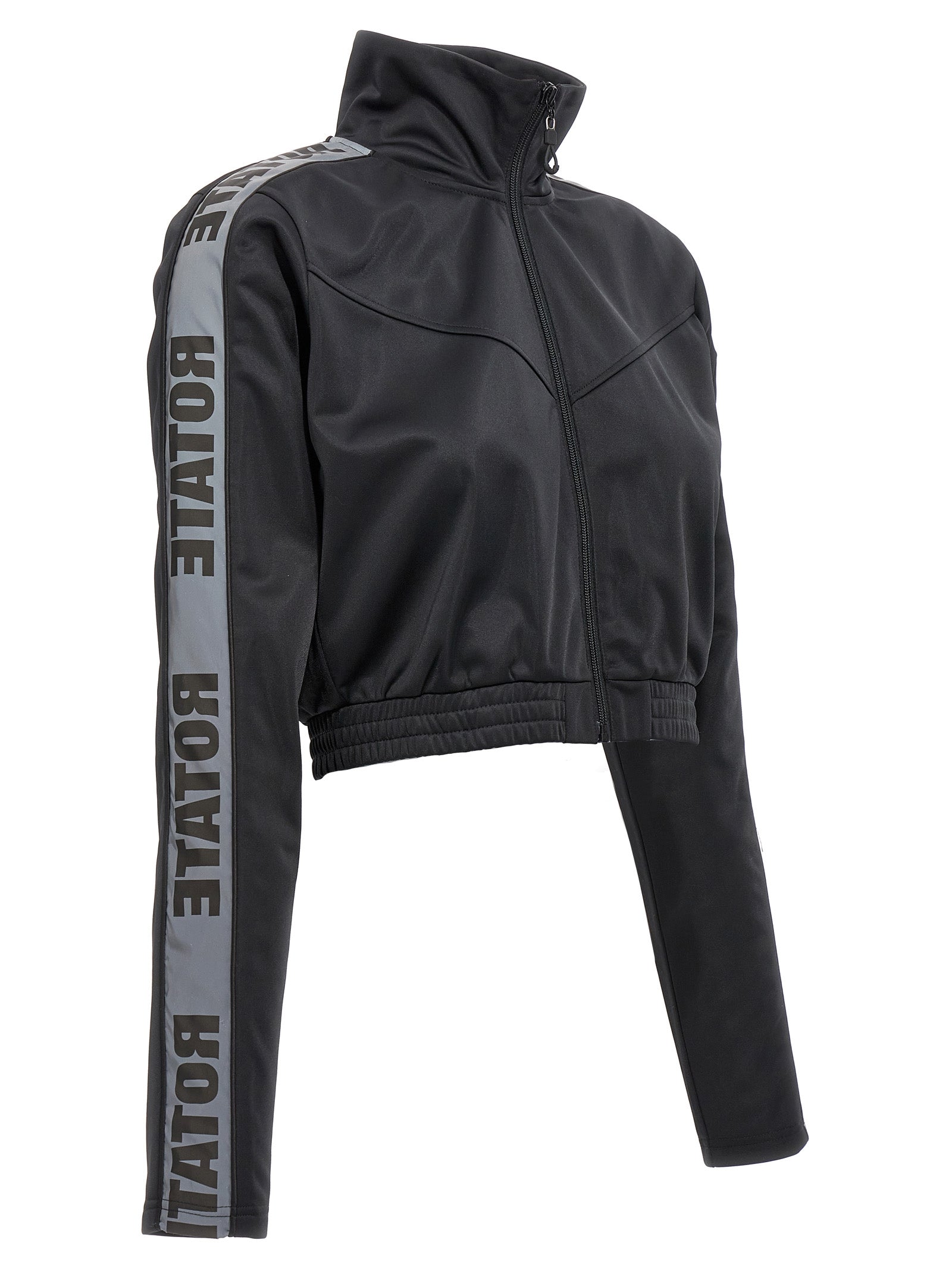 Black Polyester Sweatshirt