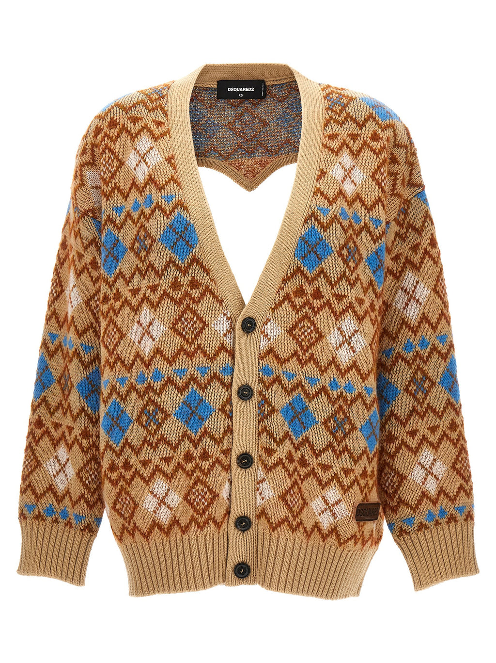 Multicolor Wool Cardigan