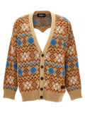 Multicolor Wool Cardigan