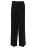 Black Virgin Wool Dress Pants