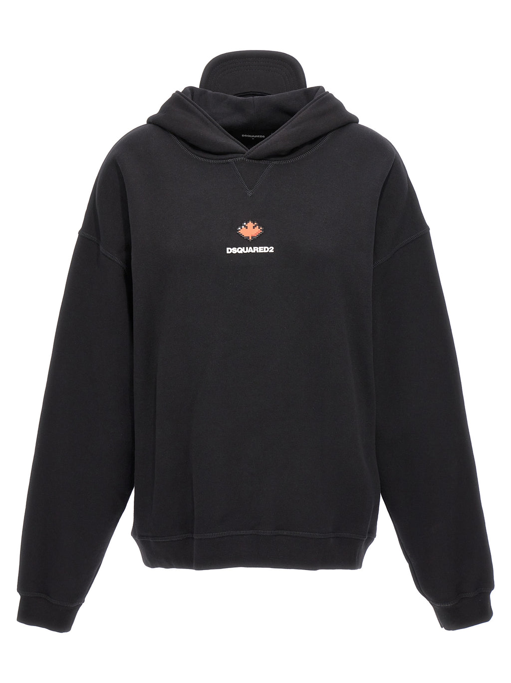 Black Cotton Sweatshirt